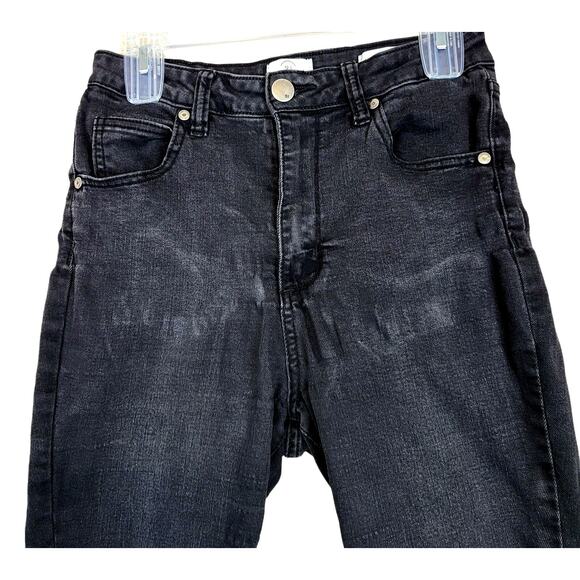 Cotton On 91 High Grazer Skinny Ankle Jeans Women 8 Black Stretchy Pants - Picture 4 of 9